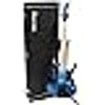 Steve Vai JEM Blue Floral Pattern Electric Guitar w/DiMarzio Pickups and Hardsh